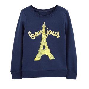 OshKosh B’Gosh Girl’s Reversible Sequin Top Blue 7